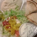 E1. Hummus with Pita Chips (Vegan, DF)