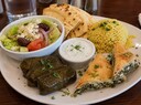 D2. Dolmades & Spanakopita