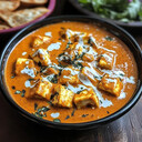 B6. Soft Malai Paneer, Rice, Salad, & Paratha Combo