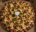 D1a. Gluten-Free  Gourmet Vegetarian with Paneer Pizza (V, GF)