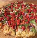 D66a. Gluten-Free &  Vegan Chicken Tandoori Style Pizza (Vegan, DF, GF)