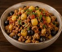 B4. Veggie Picadillo (V)