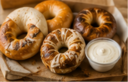 AA9. Assorted Bagels With Cream Cheese (V)