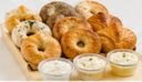 CA1. Catering Assorted Bagels, Muffins & Croissants (V)