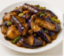 LS4. Eggplant with Hot Garlic Sauce Lunch Special (V)