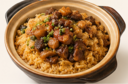 A23. Rice in Clay Pot with Salty Fish & Pork (DF)