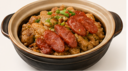 D11. Sizzling Chicken with Sausage in Clay Pot (DF)