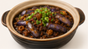 D12. Eggplant with Minced Pork & Hot Garlic Sauce (DF)