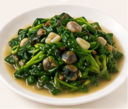 H5. Sauteed Spinach Dipped in Preserved Egg Soup  (DF)