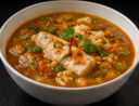 BB6. Hot and Sour Soup (Salmon or Catfish) - Catering (DF)