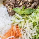 E12. Vermicelli Beef Lemongrass