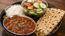 B4. Kashmiri Rajma, Rice, Salad & Roti Combo (V)