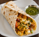 C2. Chatpata Chilli Paneer Roll Wrap (V)