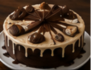 AA9. Vegan Chocolate Cake With Vanilla Frosting (Vegan, DF)