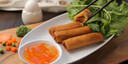V1. Crispy Vegetarian Egg Rolls (V)