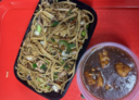 F14. Manchurian Noodles With Gravy - Chicken